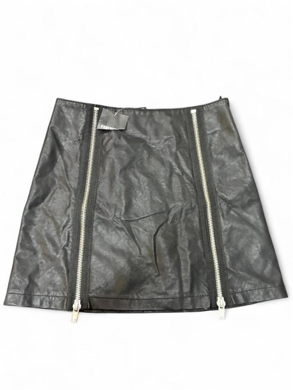 Forever 21 Women's Black and Grey Skirt